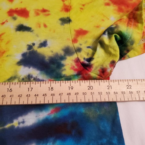 Tie Dye Boho Bohemia short sleeve T-shirt 100% cotton size L. - Picture 9 of 11